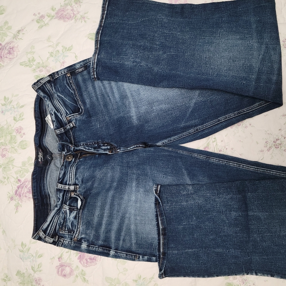 Silver jeans